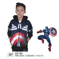 Jual Jaket Anak Laki-Laki Captain America CATENZO JUNIOR Murah