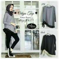 ODYA TOP BLOUSE BLUS BUMIL BAJU ATASAN HIJAB MUSLIM BIGSIZE JUMBO