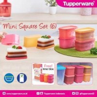 Jual PROMO! Tupperware Mini Square Set Wadah Kecil Imut HOT Murah