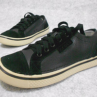 SPECIAL crocs hover lace up, sepatu pria, sepatu kulit cowok PALING MU