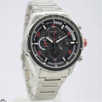 Jam tangan pria Citizen CA0120-51E original silver red