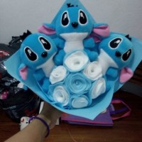 Jual buket boneka stitch/ boneka stitch/ bunga stitch Murah