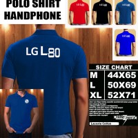 Polo Shirt Gadget/Hp LG L80 Logo FONT/Kaos Kerah/Baju Kerah/Tshirt