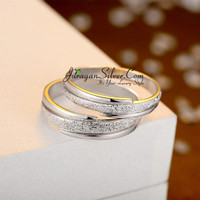 Jual Cincin Couple, Pasangan, Perak, Palladium, Emas, Nikah, Kawin 707 Murah