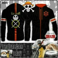 Jual JAKET ANIME TRAFALGAR LAW MODE CORAZON ONE PIECE Murah