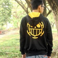 Jual JAKET ANIME TRAFALGAR LAW CORAZON HITAM ONE PIECE Murah