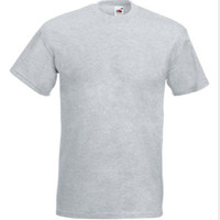 Jual Kaos polos - FRUIT OF THE LOOM - Heather Grey Murah