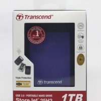 Jual HARDDISK EKSTERNAL TRANSCEND STOREJET 25H3 1 TB Murah