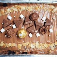 Jual Nutella mousse cake 2020cm (ferrero and toblerone topping) Murah