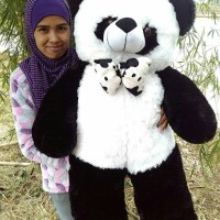 Jual Boneka Panda pita besar Murah