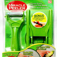 Jual Miracle Peeler 2 in 1- Parutan Multi Fungsi Dual Blade 2in1 Murah