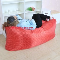Jual Kursi Angin Malas LayBag Lazy Bag - Polkadot Red Murah