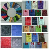 Jual slayer/bandana batik. not bandana eiger. consina. rei Murah