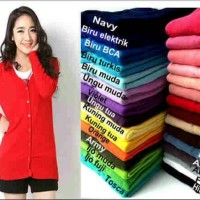 Jual Basic Cardigan Rajut Dewasa XL SALE Obral Grosir Murah Murmer Murah