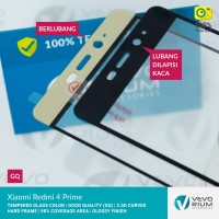 Jual Xiaomi Redmi 4 Prime Tempered Glass Color 2.5D Full Cover Murah