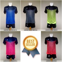 Jual Setelan Futsal / Sepakbola Adidas AD06 (Baju Kaos Celana) Murah