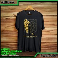 Jual kaos/gildan//anime/custom/sablon/ Attack on Titan/scounting legion Murah