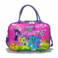 Jual Tas Travel Bag Koper renang Kanvas 6D timbul karakter Little Pony Murah