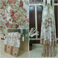 Jual Mukena Bali Belarose Cream, Mukena Katun Murah
