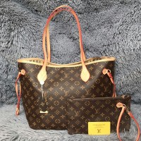 TAS WANITA BRANDED IMPORT LOUIS VUITTON / LV NEVERFULL PM LX MURAH
