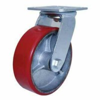 Jual RODA TROLLEY BESI POLYURETHANE 6 INCH 2 HIDUP 2 MATI Murah