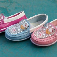 Jual Sepatu Anak Karet Hello Kitty Pantofel Diamond Children Murah Grosir Murah