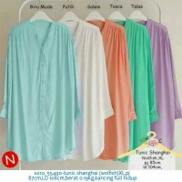 Jual OVERSIZED BLOUSE TANGAN PANJANG JUMBO TUNIK POLOS BIG SIZE Murah