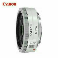 LENSA CANON EF 40mm F/2.8 STM (LENSA FIX) WHITE