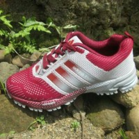 Sepatu Olahraga Senam Murah Adidas Flyknit Wanita Running Grade Ori