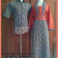 Sarimbit Gamis Batik Couple Baju Pasangan Batik Pekalongan Murah 14