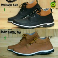 Jual Sepatu Boot Casual Pria / Dalmo Boot Bantal Kulit / Adidas Nike Murah