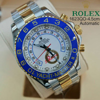Jam Tangan Rolex Yacht Master Ii Silver Combi Gold White Dial