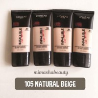 Jual L'oreal Loreal Infallible Pro-Matte 24Hr Foundation 105 NATURAL BEIGE Murah