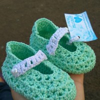 Jual Sepatu Bayi Rajut Simple Murah