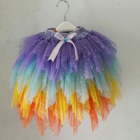 Jual ROK TUTU ROK BALET ANAK ROK TILLE SUSUN RAINBOW KOSTUM ANAK Murah