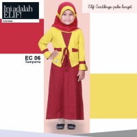 Elif EC 06 Sampurna / Gamis + Jilbab Anak