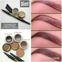 Jual Landbis Eyebrow Gel & Eyeliner + Brush 3in1 Murah