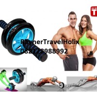 Jual Double Wheel Exerciser / Roda Fitness/fitness/yoga/senam/aerobic/otot Murah