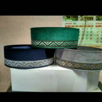 Jual Songkok Nasional bludru hijau, biru dongker, abu2 tinggal pilih Murah