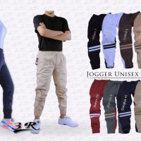 Jual Celana Panjang Unisex Jogger Stripe 3R Pants Joger Pria Wanita Sport Murah