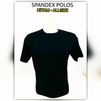 kaos spandex spandek hitam polos black item baju distro tshirt