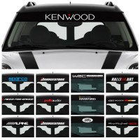 Jual Sticker Kaca Mobil Windshield Stiker Depan Belakang Aneka Logo Murah