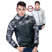 Jaket Pria Bolak Balik, Jaket Pria Kombinasi, Inficlo SLC 121