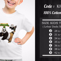 Jual Kaos Anak Kungfu Panda - KFP-005 Murah
