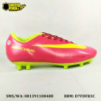 Sepatu Sepak Bola Anak Nike Mercurial Merah Hijau Stabilo Kids Terbaru