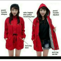 jaket parka kanvas tebal distro