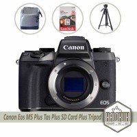 Canon EOS M5 BO Body Only Plus Tas Plus SD Card Plus Tripod (Paketan)