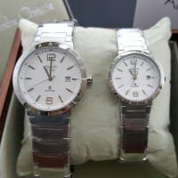 JAM ALEXANDRE CHRISTIE AC 8313 COUPLE ORIGINAL SILVER (SEPASANG)
