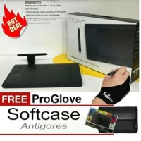 Jual WACOM INTUOS PRO PTH-451 SMALL FREE SOFTCASE+ANTIGORES+GLOVE Murah