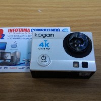 Kogan Action Camera 4k Ultrahd 16mp Putih Wifi Like Gopro Kamera Out